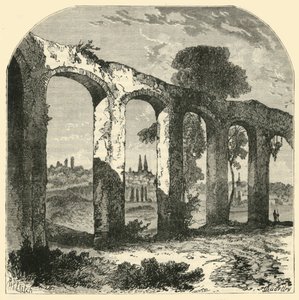 Aqueduc à Poitiers, ancienne capitale des Pictones, 1890 - Unbekannt