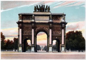 Arc de Triomphe, Paris, vers 1900