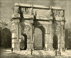 Arc de Constantin, 1890