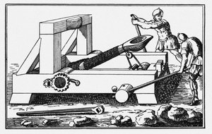 Catapulte de siège d