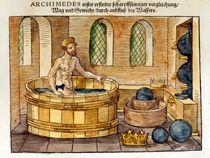 Archimède dans son bain, 1547