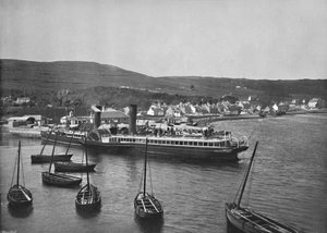 Ardrishaig - Le vapeur Columba au quai d