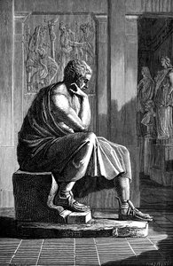 Aristote 384-322 av. J.-C., philosophe et scientifique grec ancien