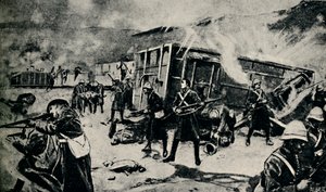 Train blindé embusqué à Estcourt, novembre 1899, 1945 - Unbekannt