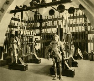 Arsenal, Burg Kreuzenstein, Basse-Autriche, vers 1935