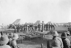 Pratique de la fanfare militaire, Howshera, 1917 - Unbekannt