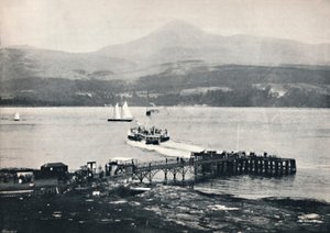 Arran - Brodick Pier et Goatfell, 1895 - Unbekannt