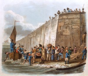 Arrivée à Calais, 1816 - Unbekannt
