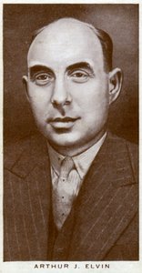 Arthur J Elvin, promoteur de boxe britannique, 1938 - Unbekannt