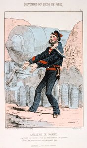 Artillerie de Marine, Siège de Paris, Guerre franco-prussienne, 1870-1871