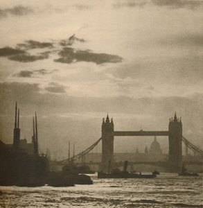 Comme les navires voient Londres depuis le bassin, vers 1935 - Unbekannt