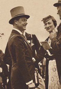 Ascot, juin, 1935 - Roi Édouard, alors prince de Galles, avec Mme Simpson, 1937 - Unbekannt