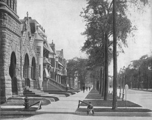 Avenue Ashland, Chicago, Illinois, USA, vers 1900 - Unbekannt