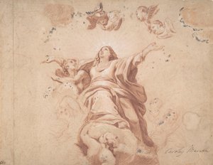 Assomption de la Vierge après Carlo Maratta, 17e siècle - Unbekannt