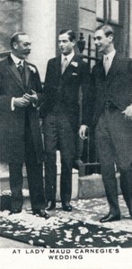 Au mariage de Lady Maud Carnegie
