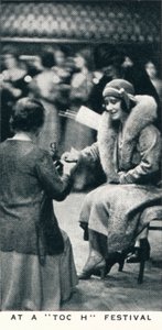 À un festival de Toc H, 1934 1937