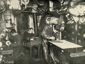 Au fond de la mer. Dans la salle des officiers d