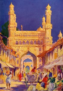 Au Char Minar à Hyderabad, vers 1948 - Unbekannt