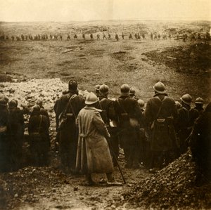 Attaque à Douaumont, nord de la France, décembre 1916