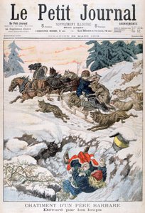 Attaqué par des loups, Russie, 1903