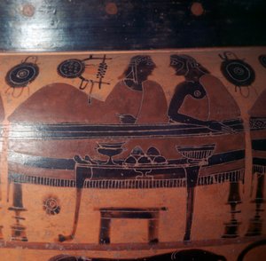 Vase grec à figures rouges, Ve siècle av. J.-C. - Unbekannt