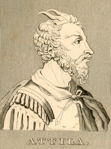 Attila, vers 406-453, 1830 - Unbekannt