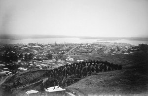 Auckland depuis le mont Eden, Nouvelle-Zélande - Unbekannt