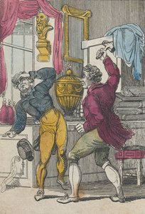 Commissaire-priseur et avocat, commissaire-priseur adjugé un mauvais lot, début du 19e siècle - Unbekannt