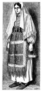 Paysanne autrichienne, vers 1890 - Unbekannt