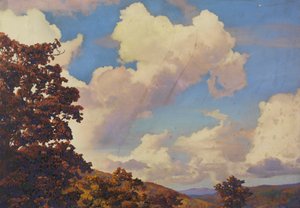 Paysage de montagne en automne, n.d. - Unbekannt