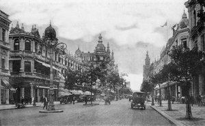 Avenida Rio Branco, Rio de Janeiro, Brésil, début du 20ème siècle