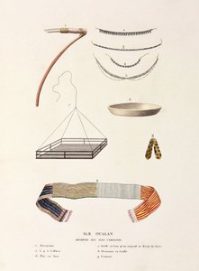 Hache, ceinture et autres objets d