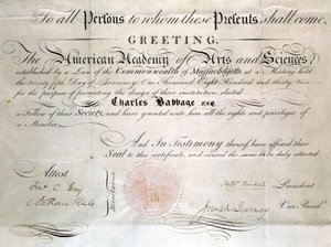 Diplôme de Babbage de l