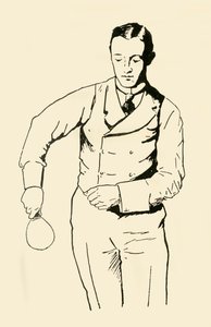 Service revers de la main droite, 1902 - Unbekannt