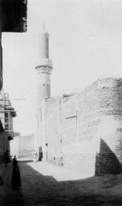 Ruelle et vieille mosquée, Bagdad, Irak, 1917-1919 - Unbekannt