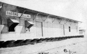 Gare du sud de Bagdad, Irak, 1917-1919