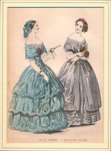Robe de bal et robe de soirée, 19e siècle - Unbekannt