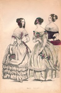 Robes de bal, 19e siècle - Unbekannt