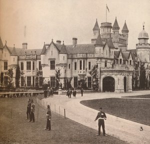 Château de Balmoral, résidence des majestés en Highlands, vers 1916, 1935 - Unbekannt