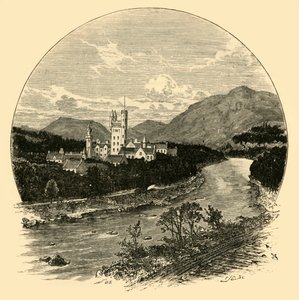 Château de Balmoral, depuis la route, 1898 - Unbekannt