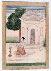Bamgali Ragini, Album Ragamala, École du Rajasthan, 19ème siècle - Unbekannt