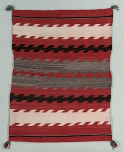 Tapis à bandes, vers 1890-1900 - Unbekannt