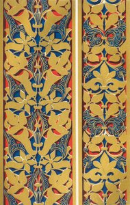 Bandes, côté des arches, Cour des Lions, 1907