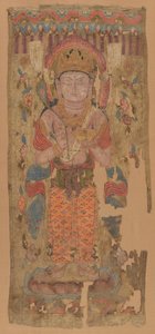 Bannière avec Bodhisattva, possiblement Mahamayuri, 9ème-10ème siècle - Unbekannt