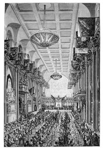 Banquet pour la reine au Guildhall, Londres, 1837, 1900 - Unbekannt