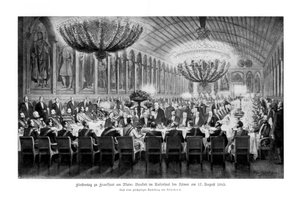 Banquet dans la salle de l