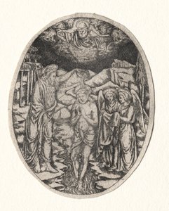 Baptême du Christ, 1400s - Unbekannt