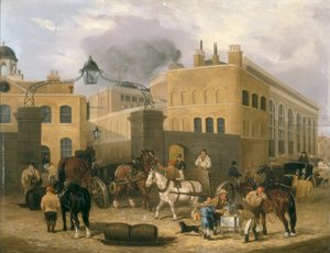 Brasserie Barclay et Perkins à Southwark, vers 1840