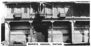 Maison des bardes, Patan, Inde, c1925 - Unbekannt