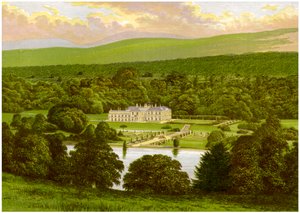 Barons Court, comté de Tyrone, Irlande du Nord, maison du duc d